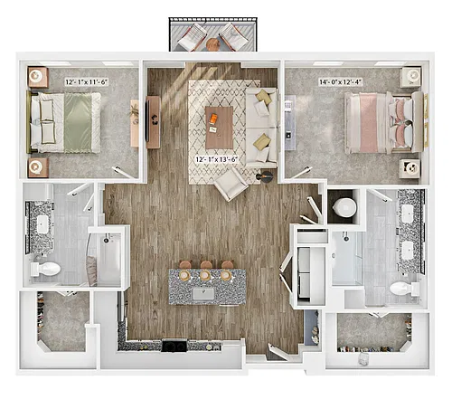 Floor plan B1