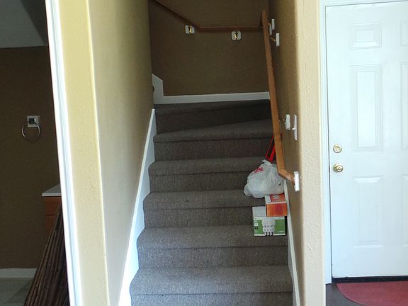 Stairs and Powder bath