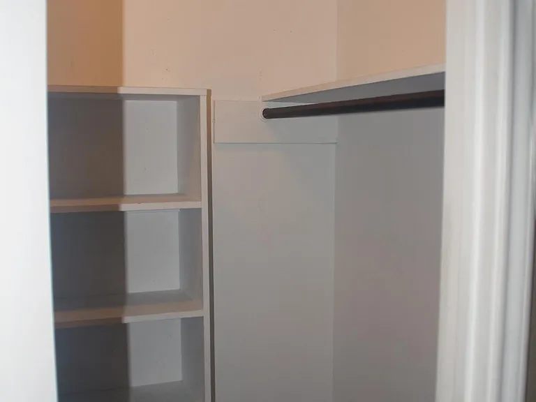 Walk-in closet in second bedroom