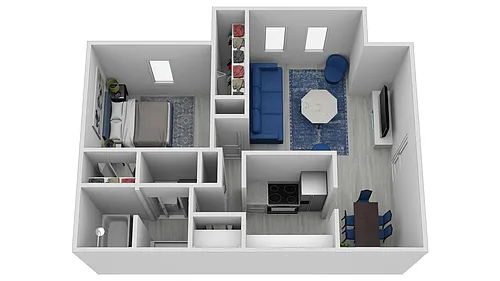 Floor plan One Bedroom