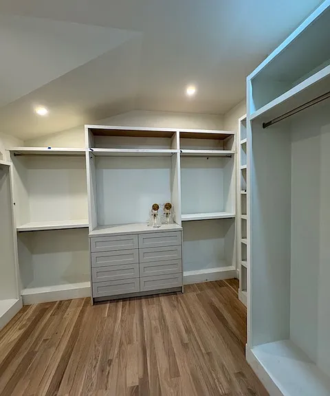 Master walk-in closet