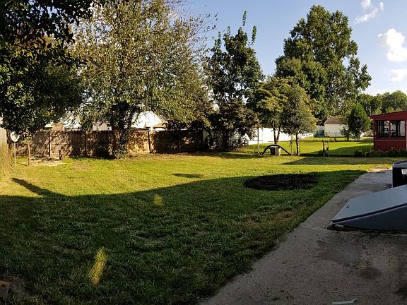 Large backyard