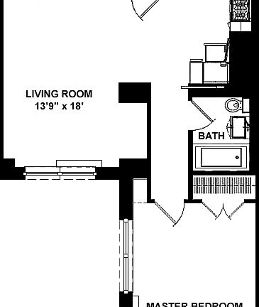 2nd image of 27 W 72nd St #1008