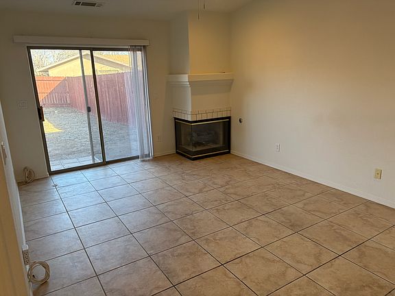 Living room with gas fireplace