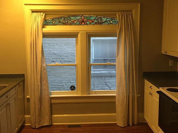Kitchen stained glass window