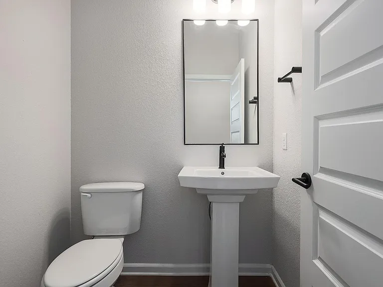 Downstairs half bath