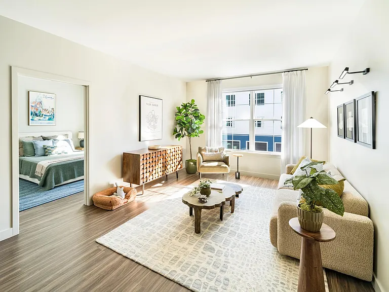 Soft sunlight, coastal tones, and thoughtful design make this Modera South Shore home feel open, grounded, and effortlessly comfortable.