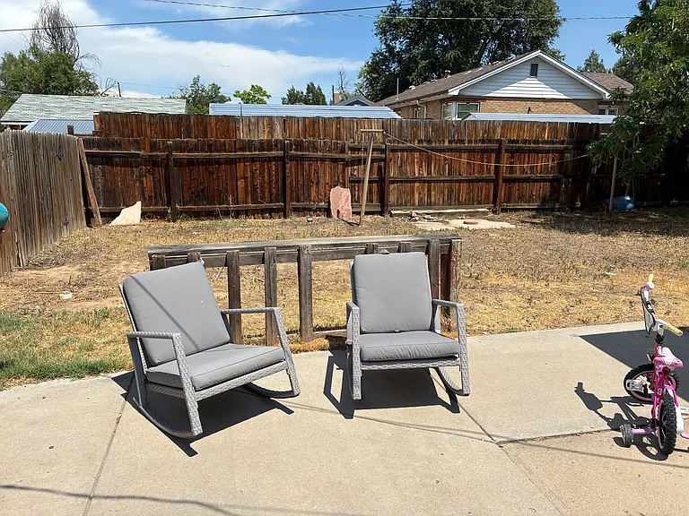 shared back yard