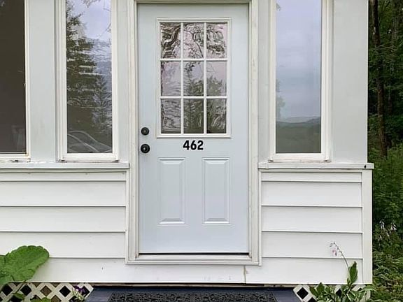 Main entrance to rental house