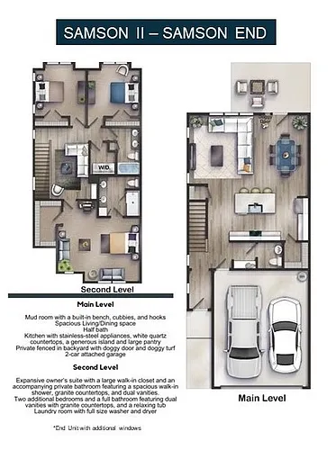 Floor plan Samson II - Samson End