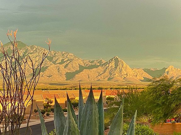 Backyard View of Mountains