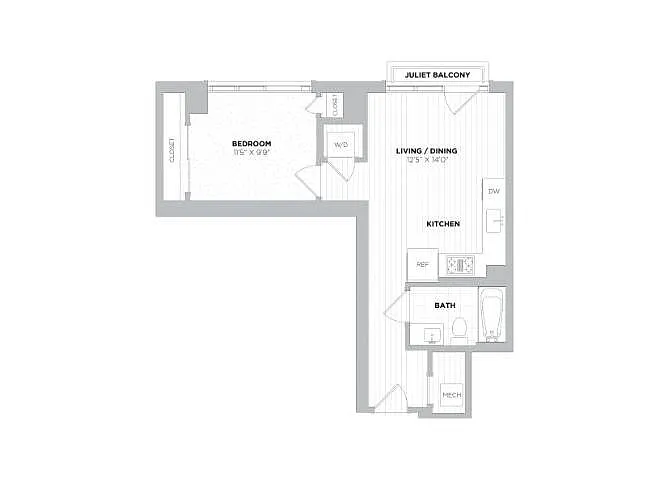 Floor plan Dylan 1N