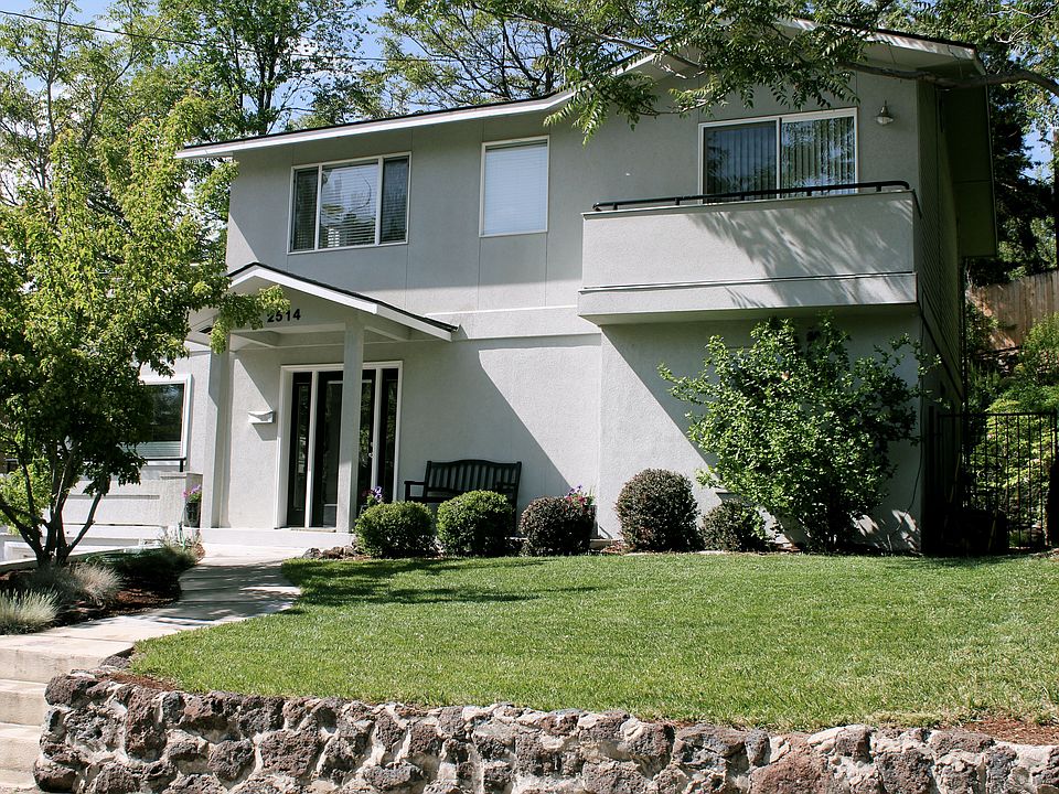 The front of the house