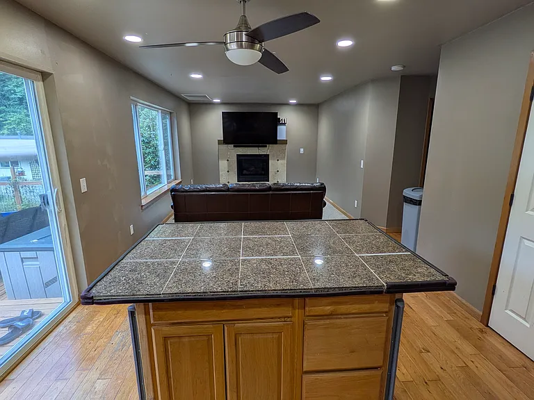 2nd Dining room area with our without island. Island can be removed