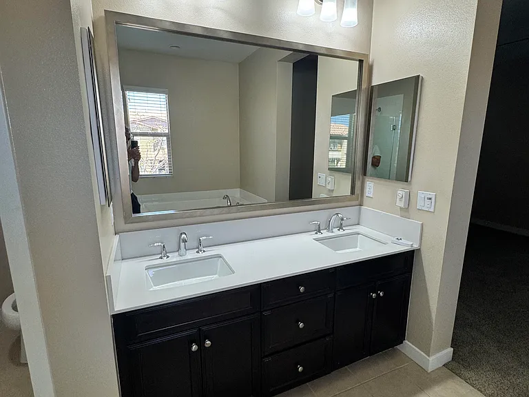 Common Full Bathroom upstairs - Vanity with double sink