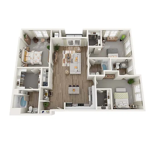 Floor plan Oak