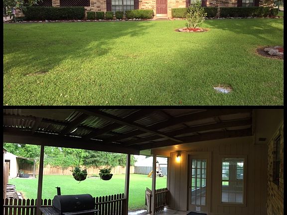 Front and back patio area