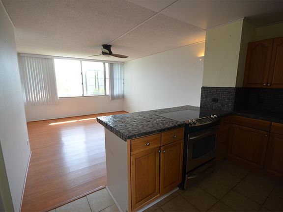 From the kitchen looking into living room