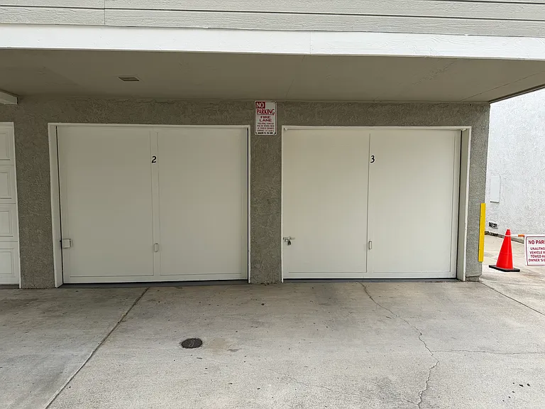 Two attached garage