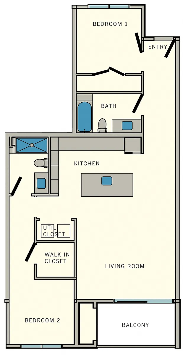 Floor plan B2