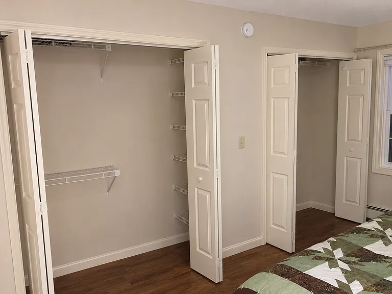 Master bedroom closets.