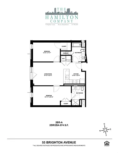 Floor plan 2BR-A