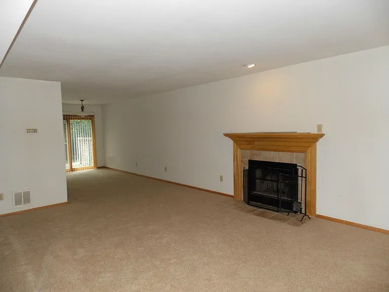 Townhouses on an end come with a wood burning fireplace
