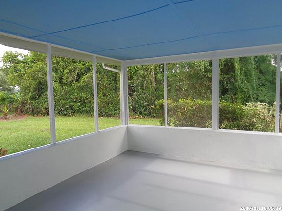Back Patio is very inviting and private