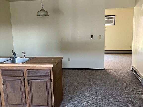 Open kitchen dining space