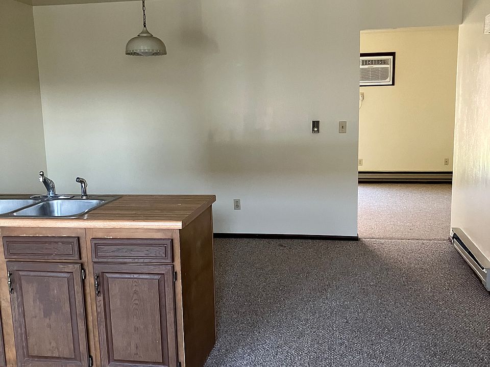 Open kitchen dining space