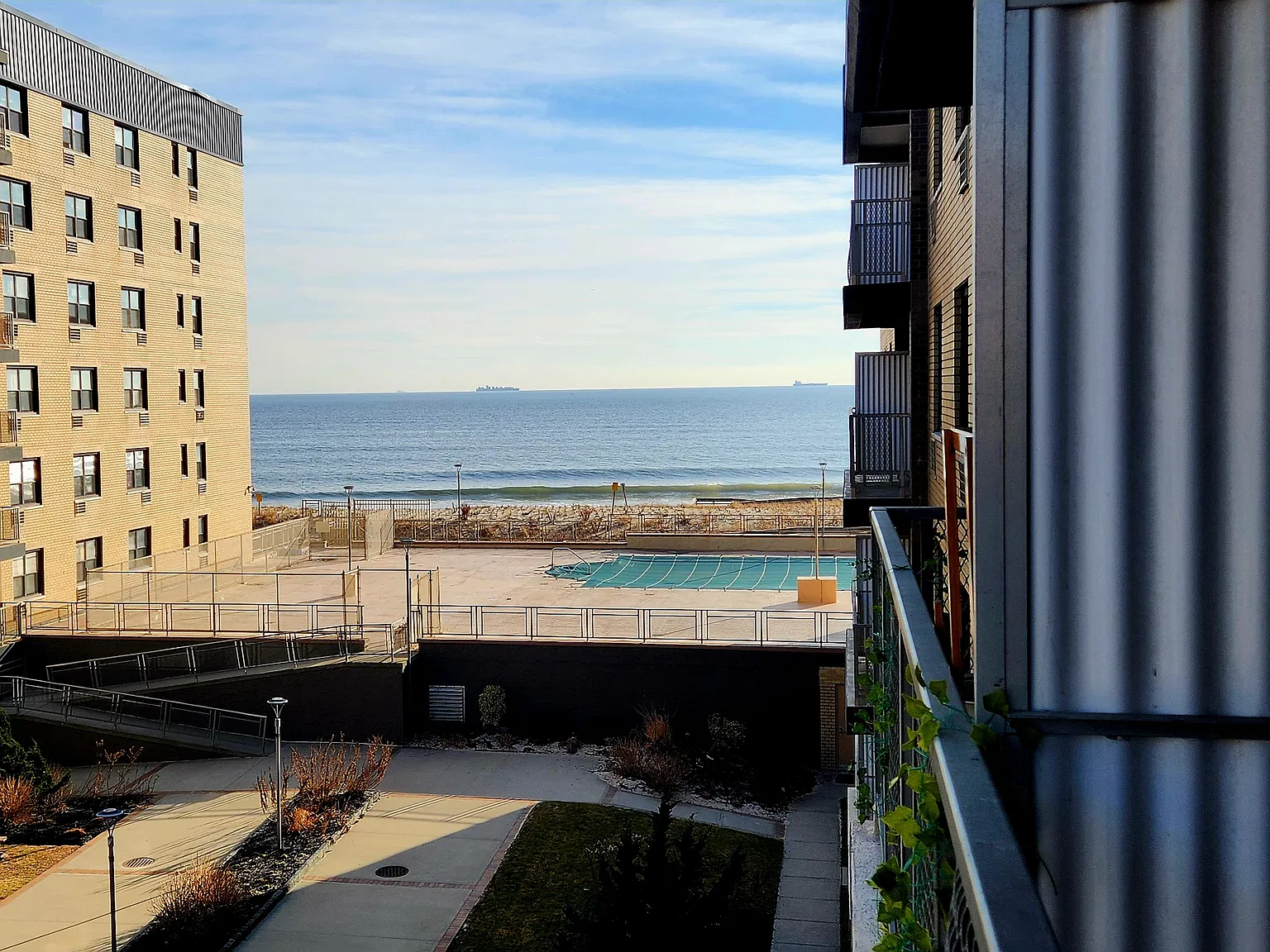 View from private terrace.