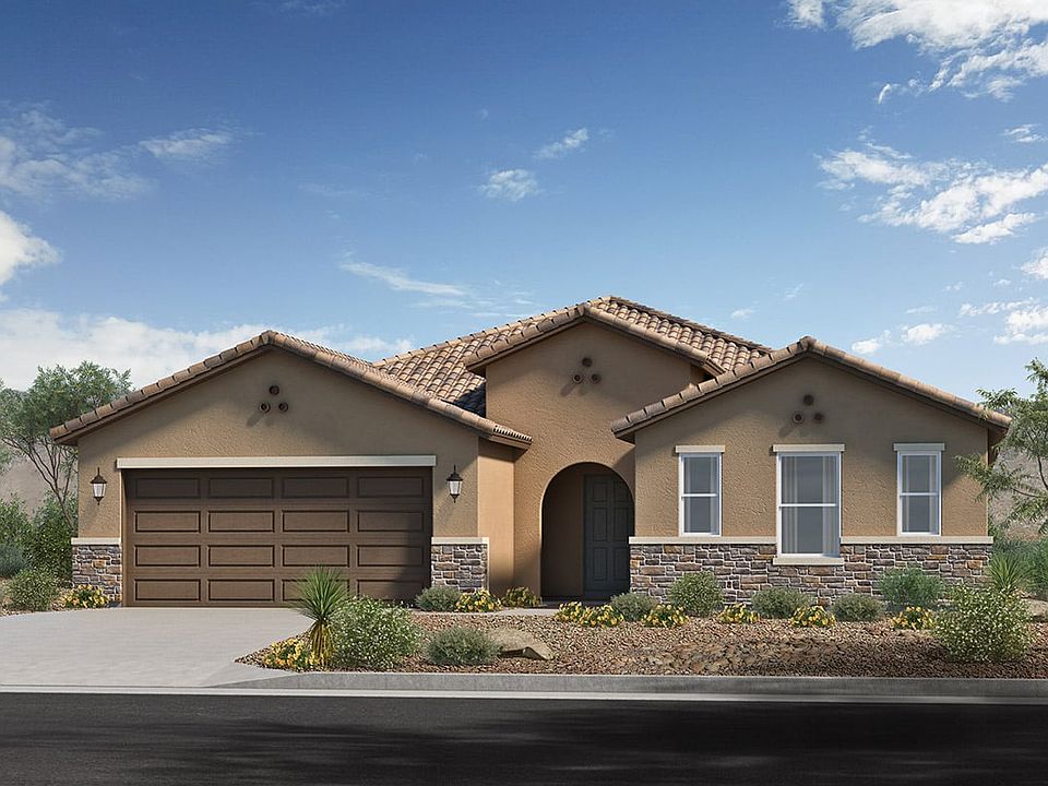 Exterior A with optional stone