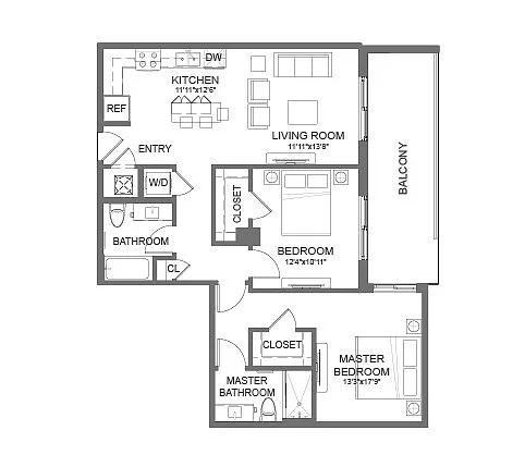 Floor plan B3
