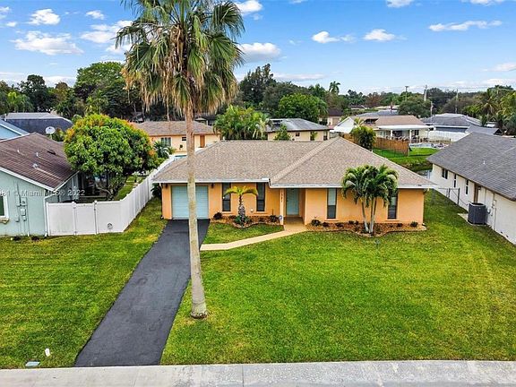 Aerial view front of house