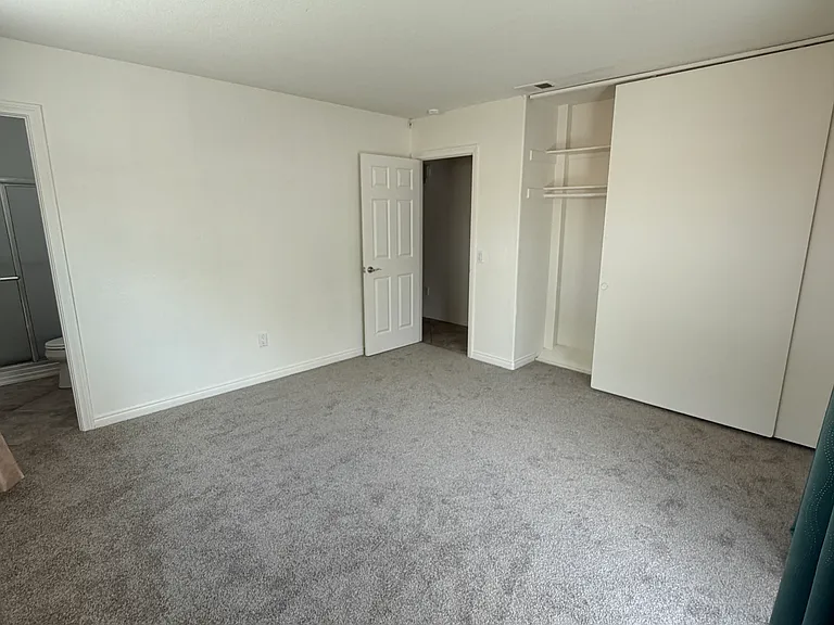 Master bathroom. Has sliding door to patio