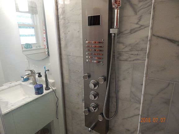 Master bath spa shower