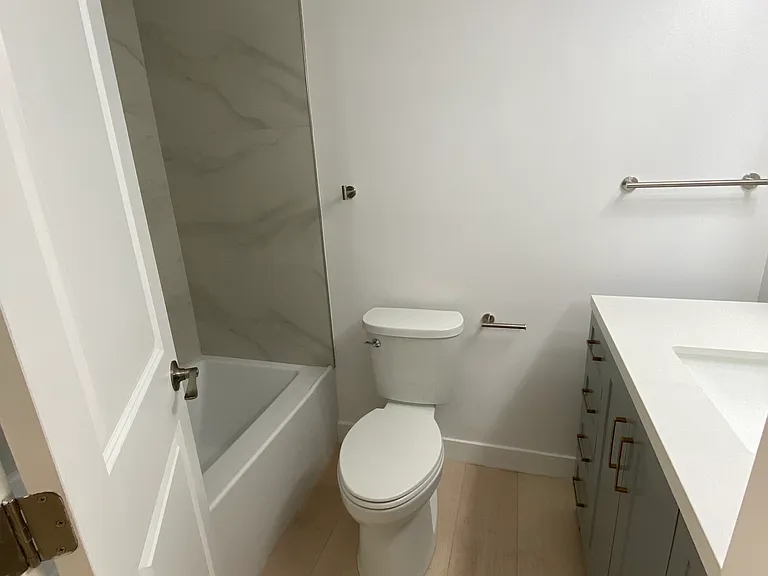Hallway bathroom