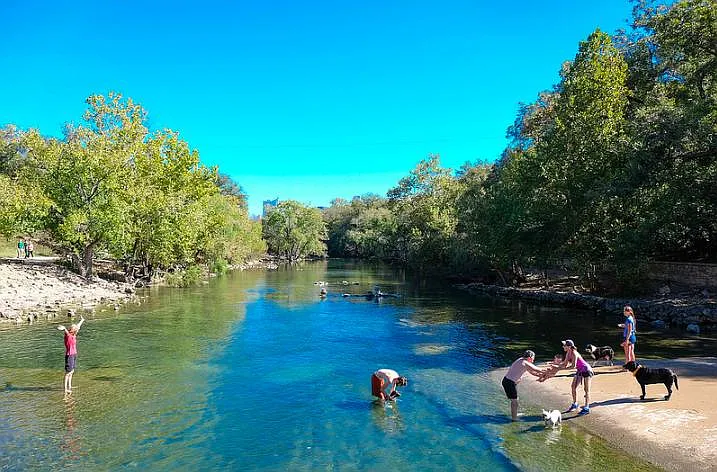 Walk to "Barking Springs"