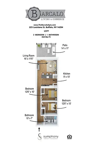 Floor plan Levy