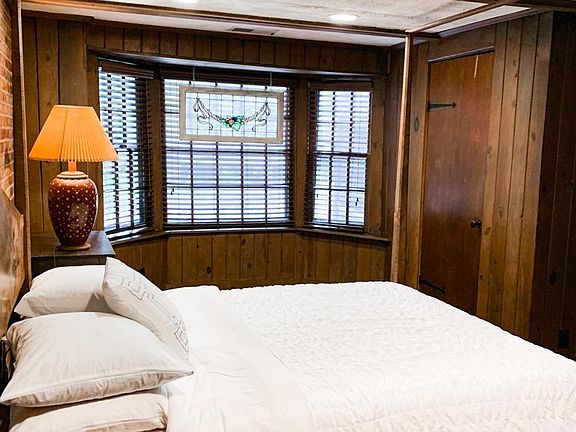 Bedroom with Bay Window View