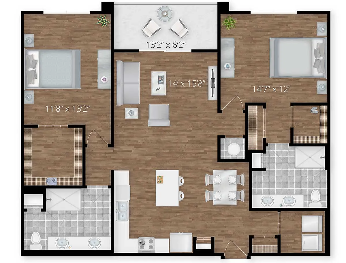 Floor plan B2
