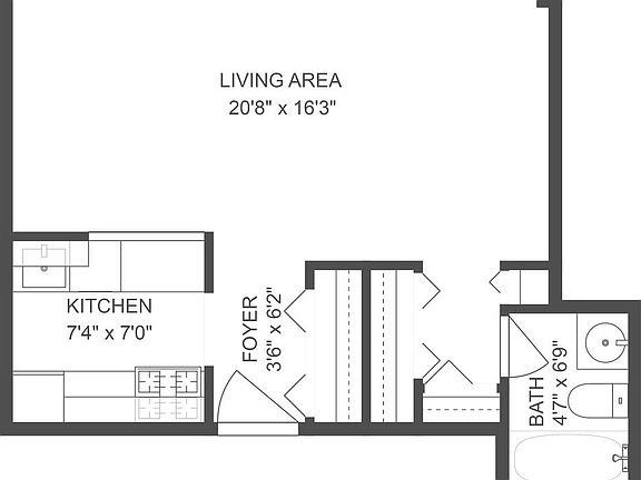 2nd image of 445 W 19th St APT 5D