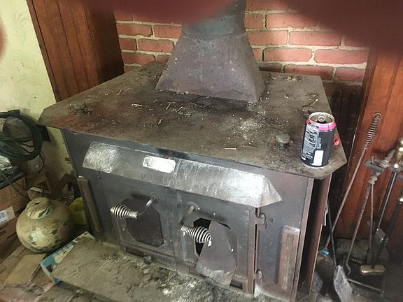 Wood burning stove i