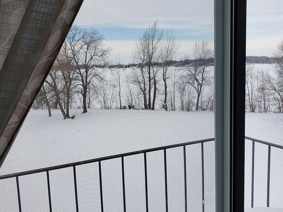 Lake views from patio.