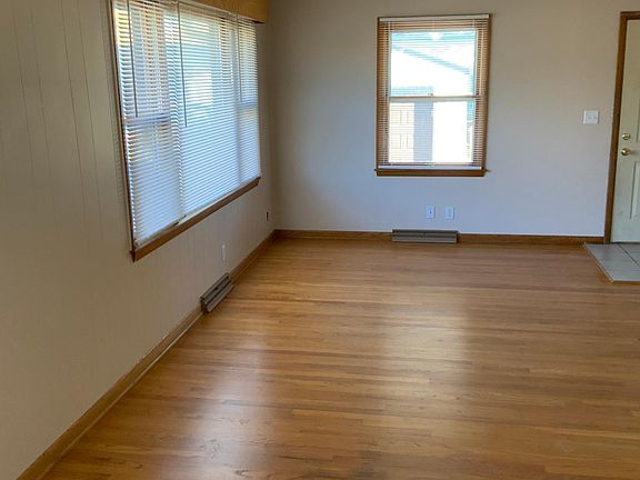 View from dining room into living room