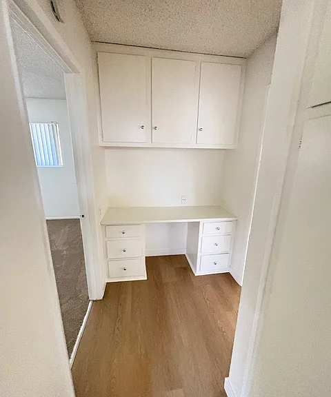 A hidden gem is a study or desk area that is separate from the living room and bedrooms to create a lovely extra fourth space!