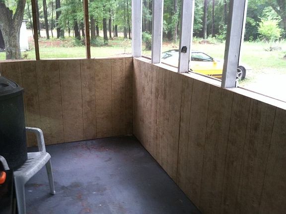 refinished side porch 8/2014