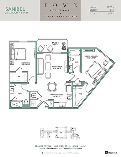 Floor plan Sanibel