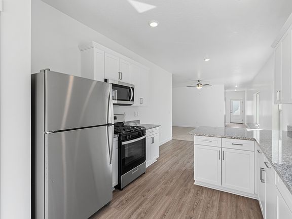 This kitchen is chef-ready with its stainless-steel appliances