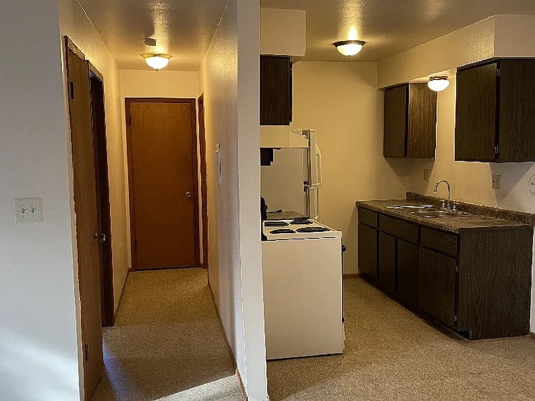 Kitchen and Hallway